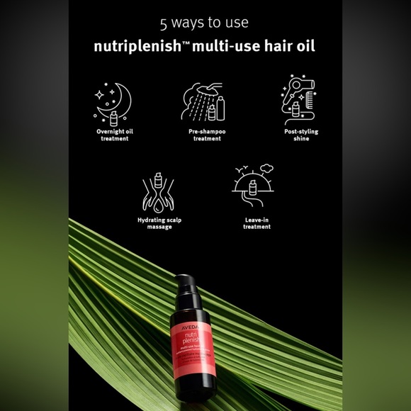 🌿 NIB 🌿 AVEDA NUTRIPLENISH MULTI-USE HAIR OIL - Picture 4 of 5